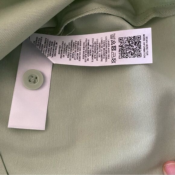 NWOT ASOS | Oversized Boxy Button Down Shirt 100% Cotton, Size 2 - Picture 6 of 7